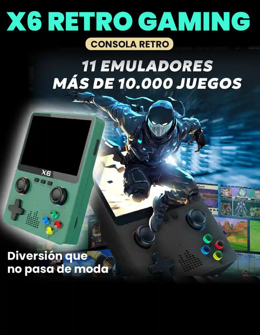 CONSOLA X6 RETRO GAMING [PV1.1-TIKTOK-HYPEIMPORTS]