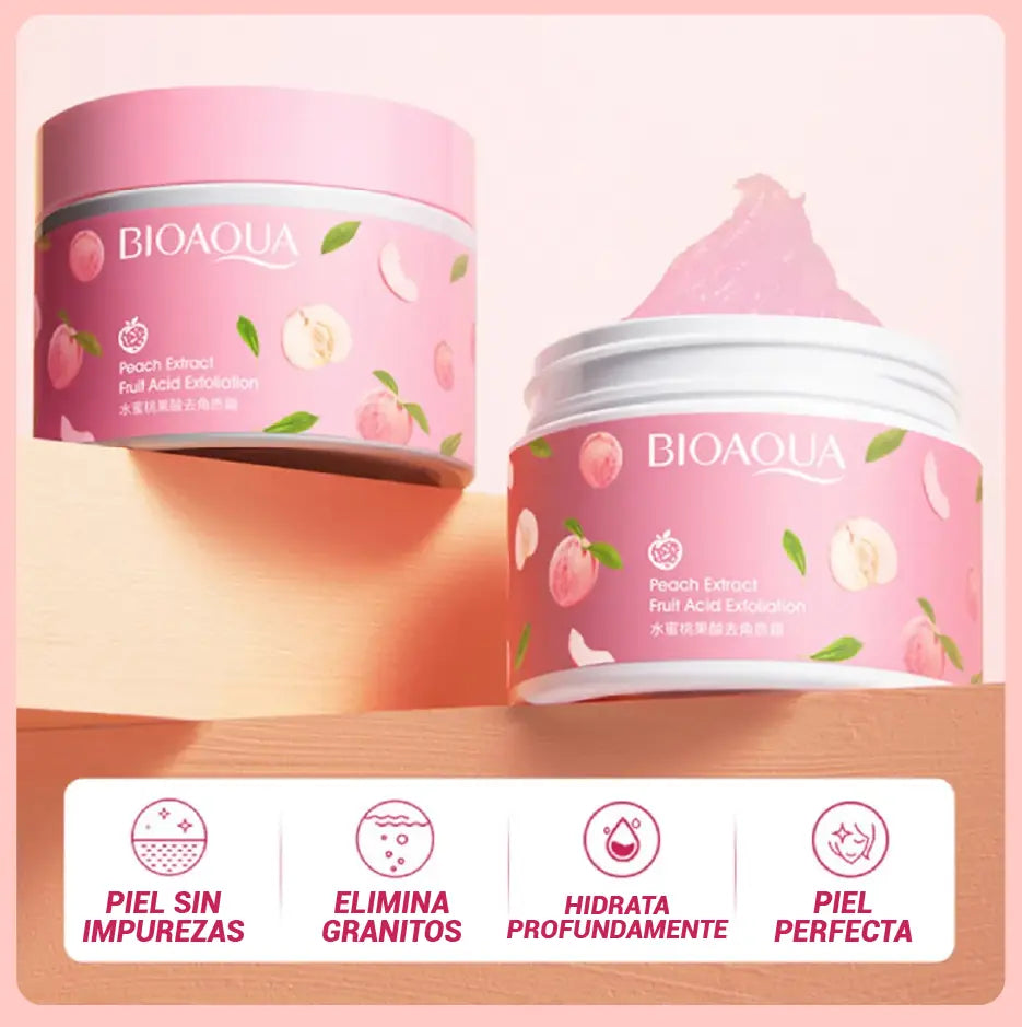 EXFOLIANTE FACIAL DURAZNO BIOAQUA [PV1-2X1-WHATSAPP-HYPEIMPORTS]