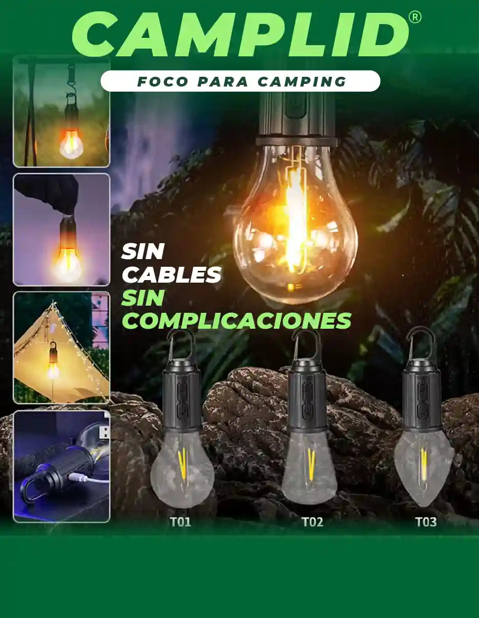 FOCO DE CAMPING CAMPLID [PV1-TIKTOK]