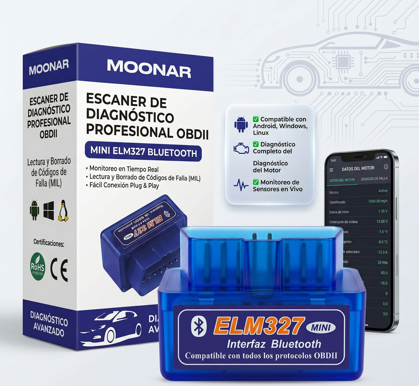 MINI ESCANER DE DIAGNOSTICO PARA AUTOS [PV1-WHATSAPP-HYPEIMPORTS]