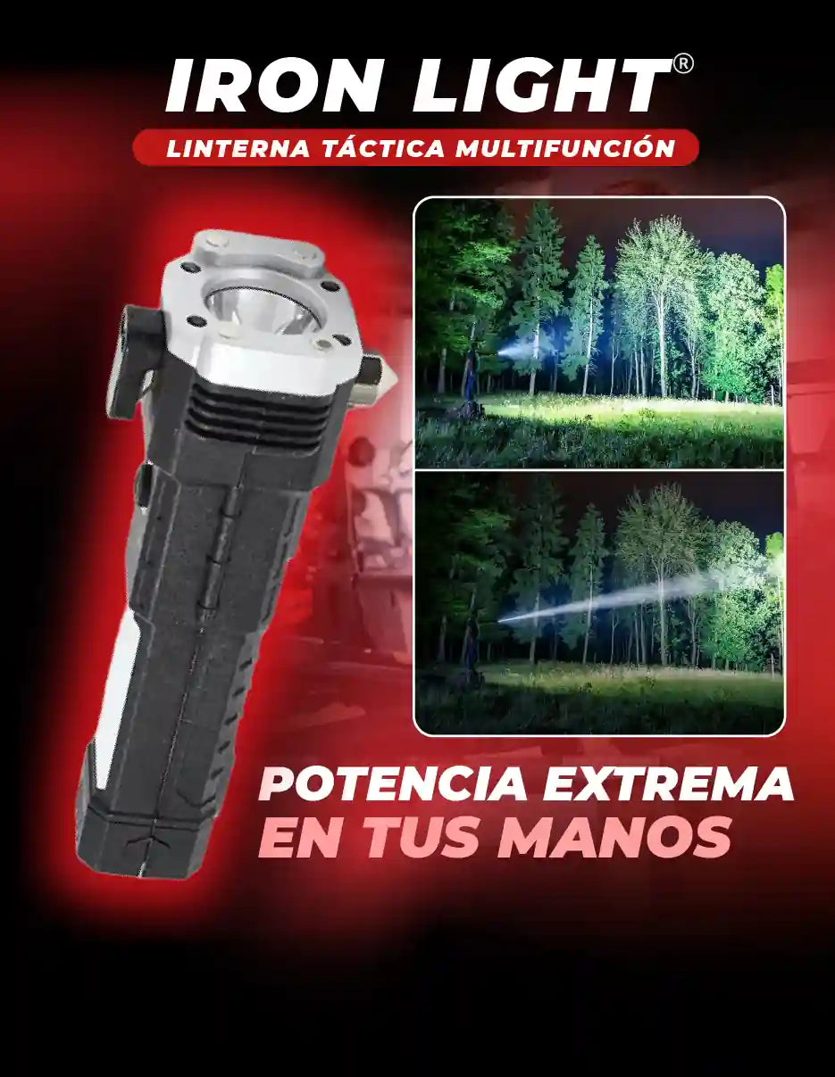 LINTERNA TACTICA IRON LIGHT [PV1-TIKTOK]