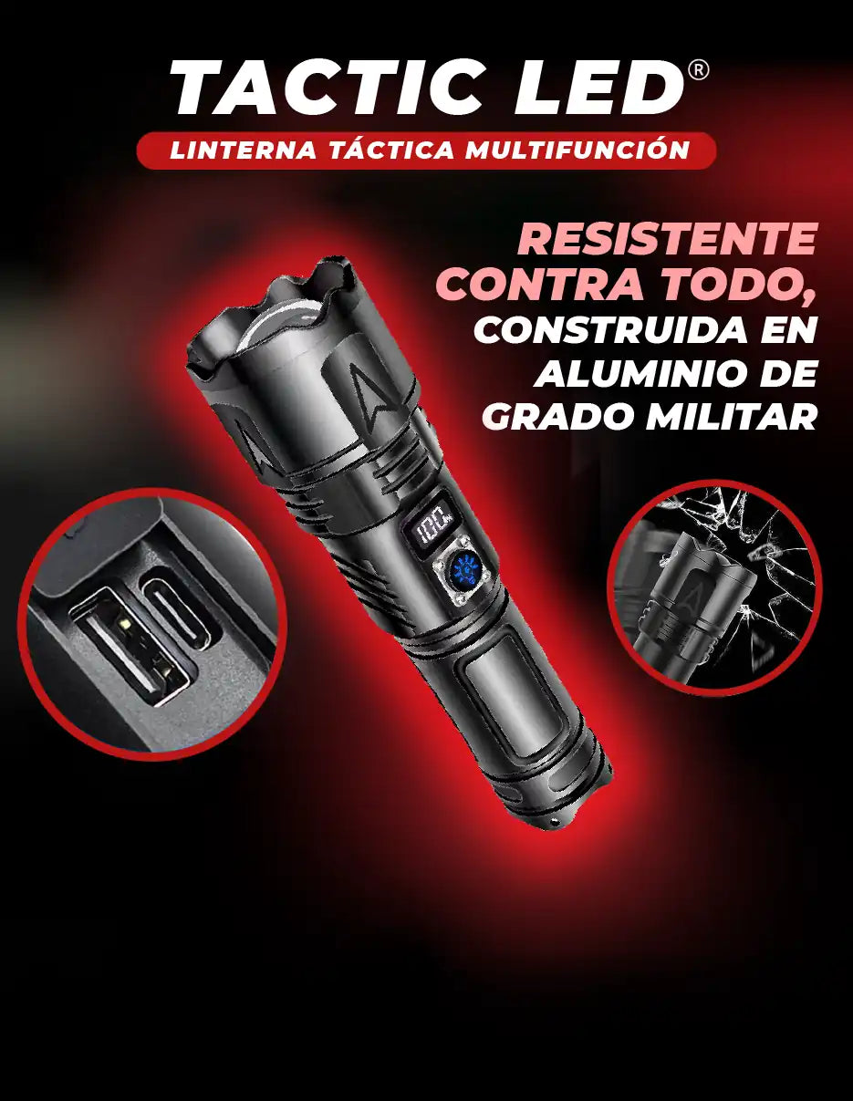 LINTERNA TACTIC LED [PV1-TIKTOK-HYPEIMPORTS]