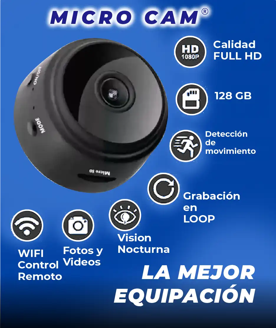 MINI CAMARA MICROCAM [PV1-TIKTOK-HYPEIMPORTS]