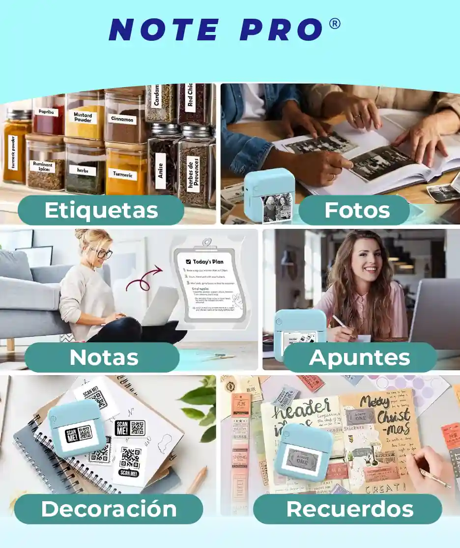 MINI IMPRESORA NOTE PRO [PV1-TIKTOK]