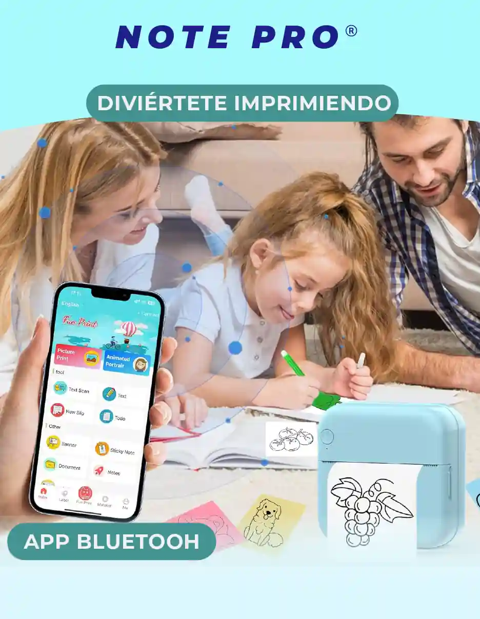 MINI IMPRESORA NOTE PRO [PV1-TIKTOK]