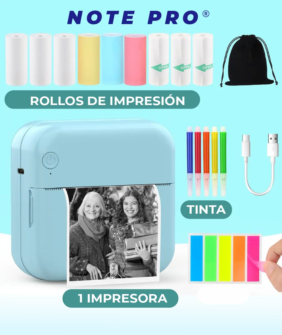 MINI IMPRESORA NOTE PRO [PV1-TIKTOK]