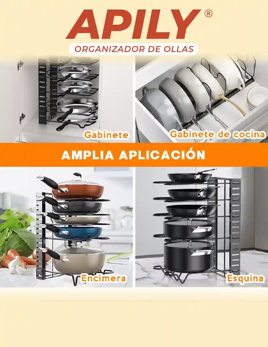 ORGANIZADOR DE OLLAS APILY [PV1-TIKTOK]