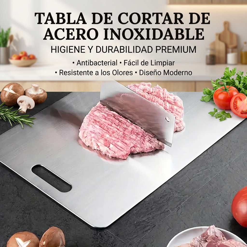TABLA PARA PICAR DE ACERO [PV1-WHATSAPP-HYPEIMPORTS]