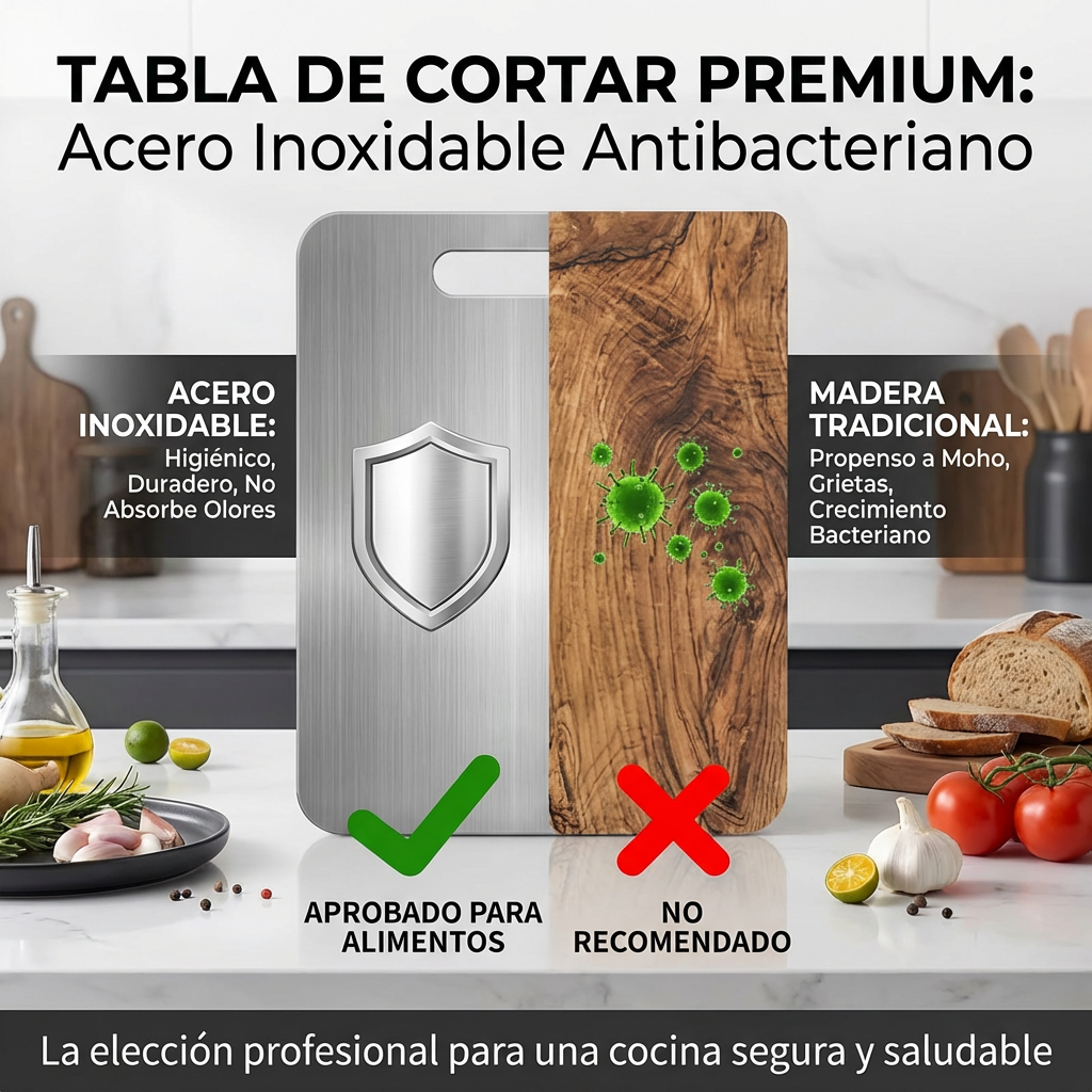 TABLA PARA PICAR DE ACERO [PV1-WHATSAPP-HYPEIMPORTS]