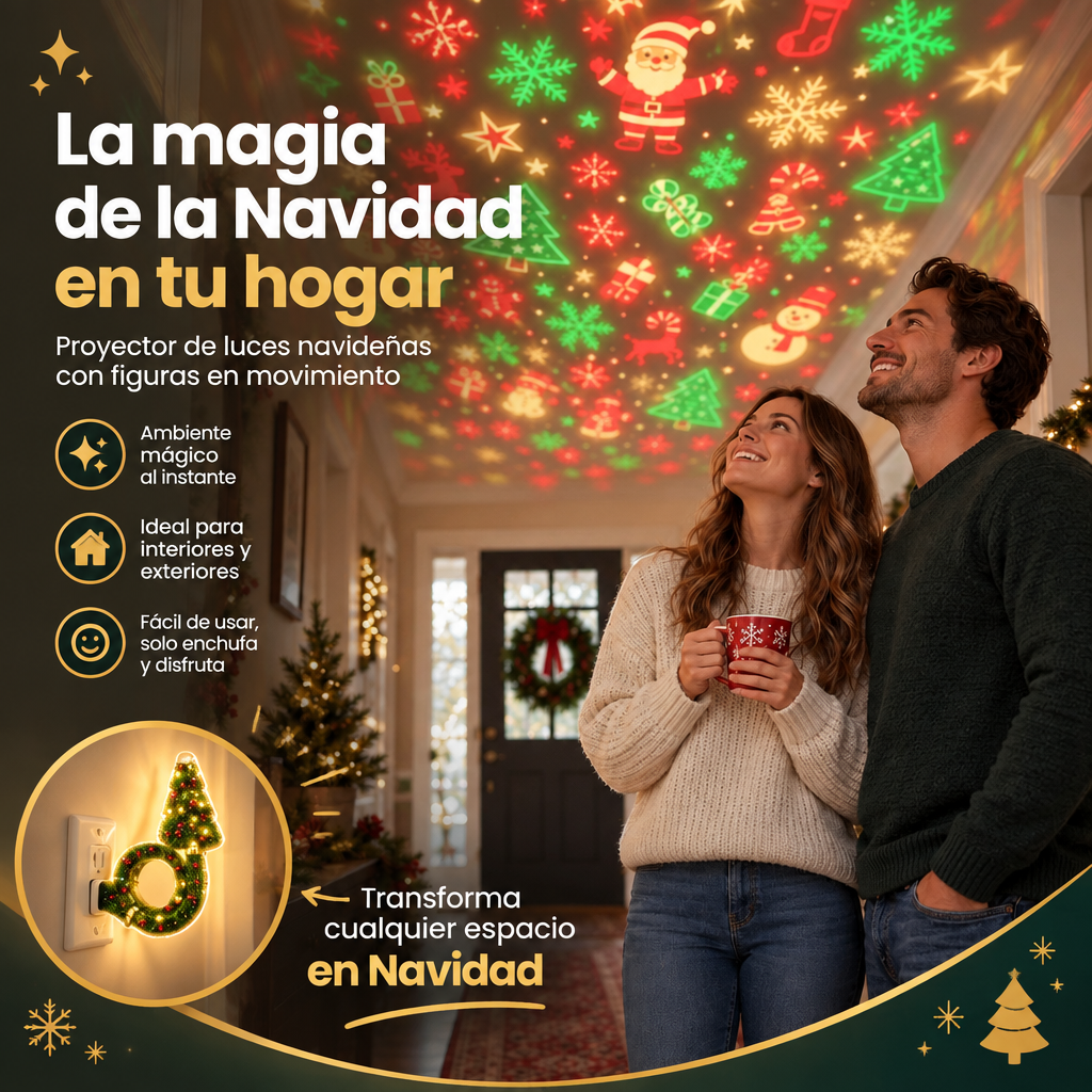 PROYECTOR ARBOL DE NAVIDAD USB [PV1-WHATSAPP-HYPEIMPORTS]