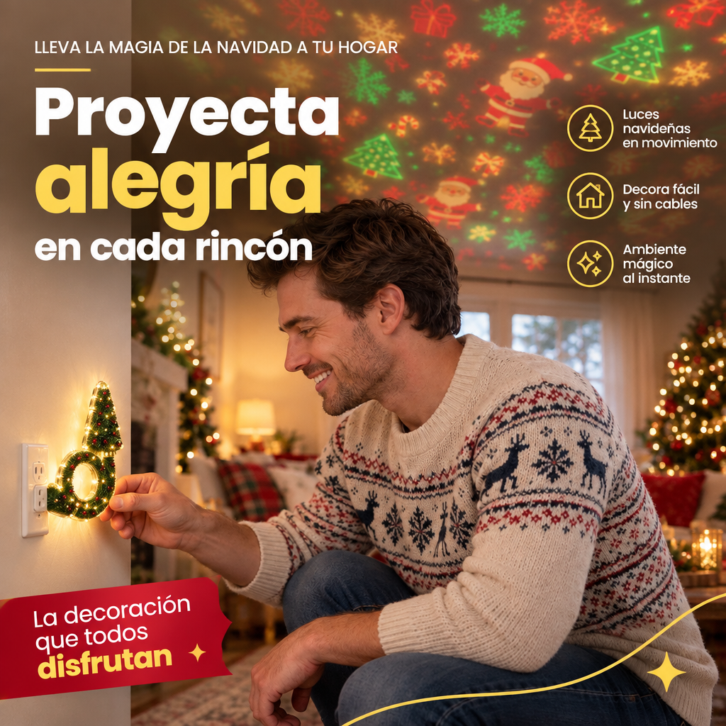 PROYECTOR ARBOL DE NAVIDAD USB [PV1-WHATSAPP-HYPEIMPORTS]