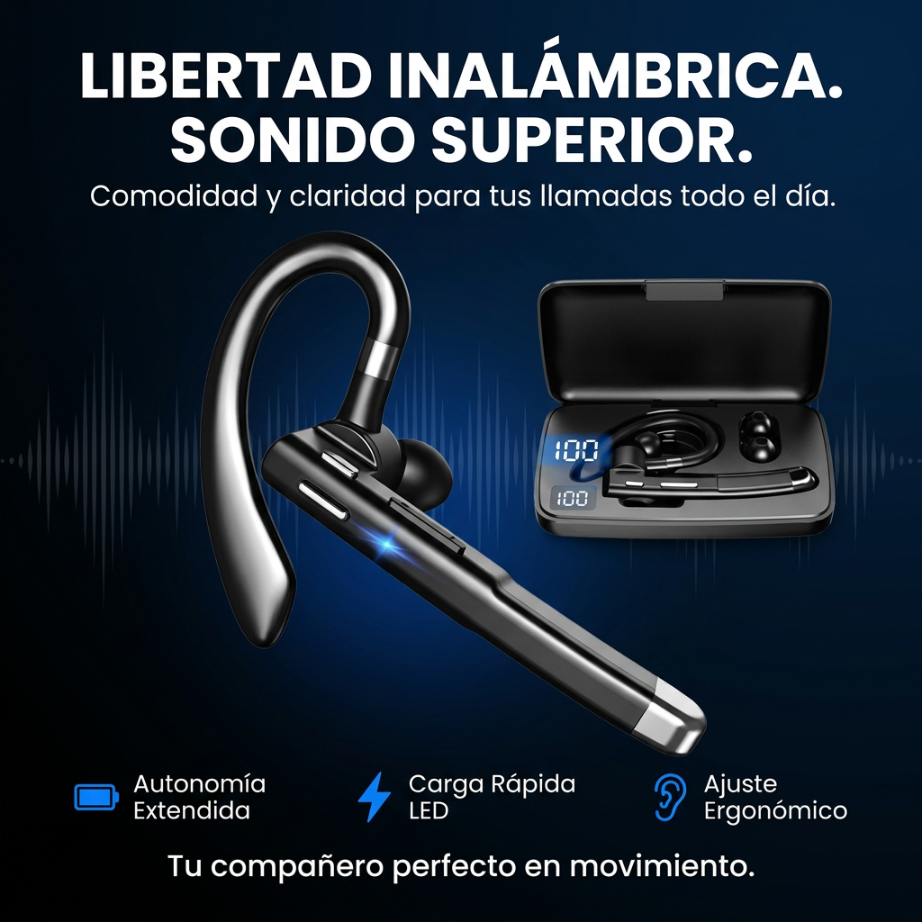 AURICULAR INALAMBRICO PARA CONDUCIR [PV1-META-HYPEIMPORTS]