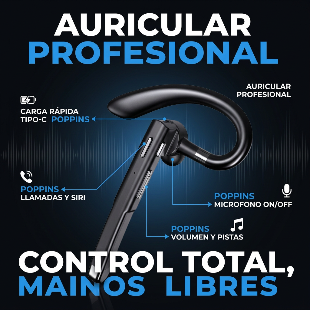 AURICULAR INALAMBRICO PARA CONDUCIR [PV1-META-HYPEIMPORTS]