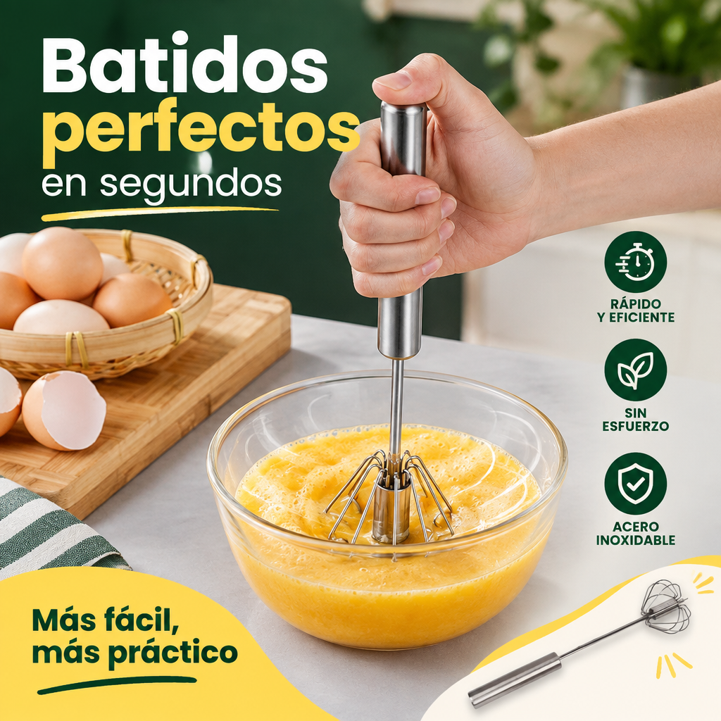 BATIDOR MANUAL GIRATORIO [PV1-WHATSAPP-HYPEIMPORTS]