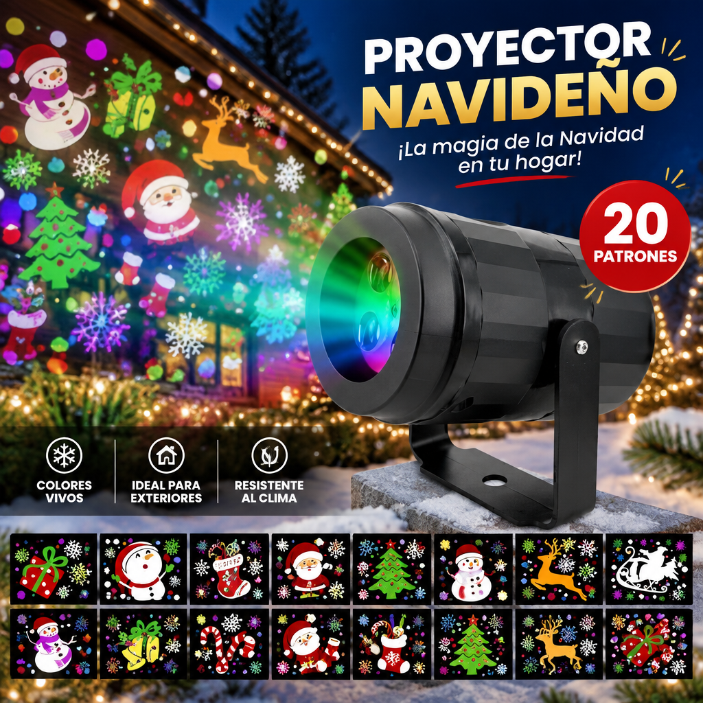 PROYECTOR NAVIDEÑO [PV1-WHATSAPP-HYPEIMPORTS]